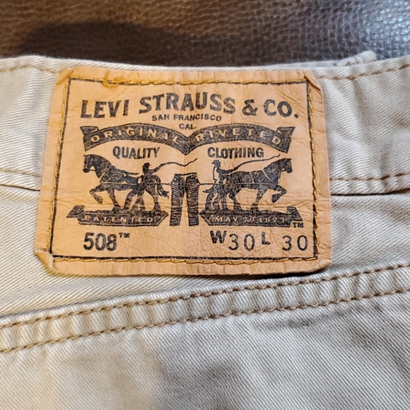 Levi's Other - Levis 508 tan jeans